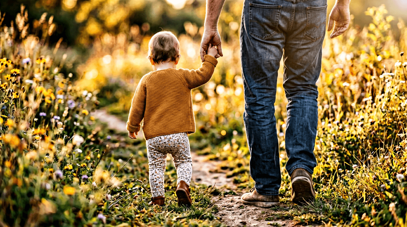 Parent and child together
