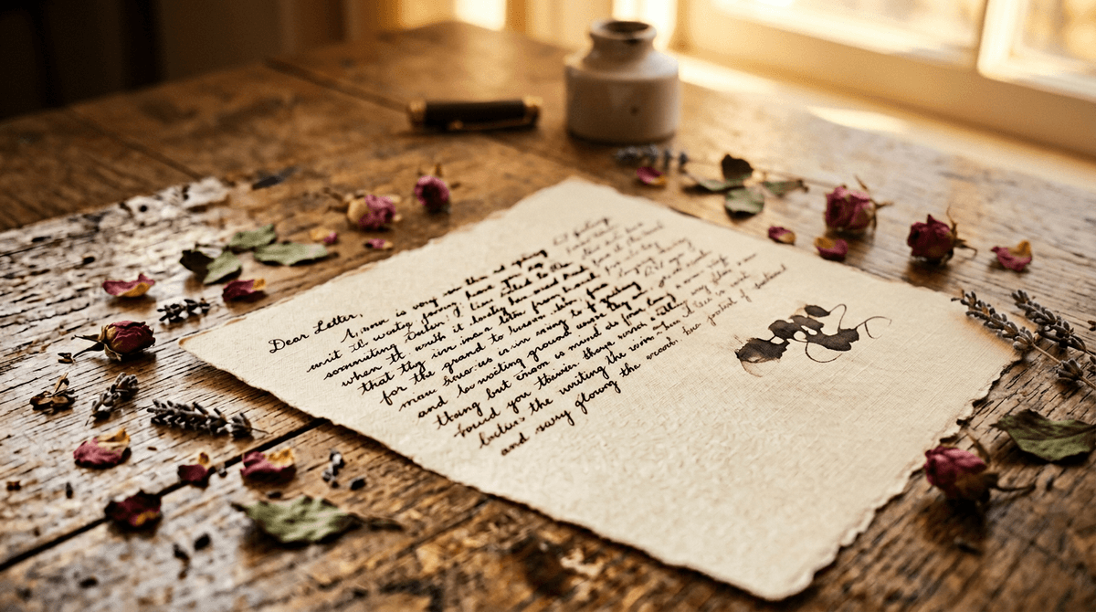 Handwritten letter